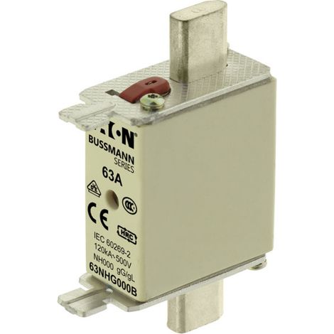 Eaton 63NHG000B NH-Sicherung mit mechanischer Sicherungsanzeige  Sicherungsgröße = 000  63 A  500 V