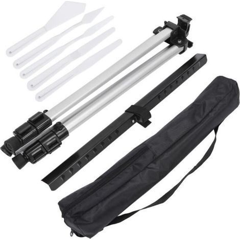 Easel Scraper Set, Aluminum Alloy + Plastic Practical Display Easel Stand for Posters for creative marker-felt (1/3)