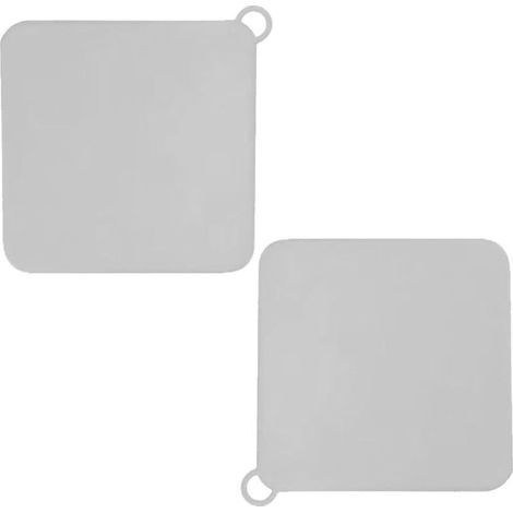 Set of 2 Pieces, Anti-Odor Silicone Drain Plugs, Universal Drain Protector for Bathtubs and Showers (1/5)