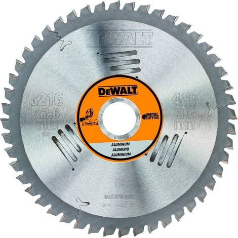 DeWALT - Disco de sierra para metal 216x30 mm, 48 dientes DT1914 (1/3)