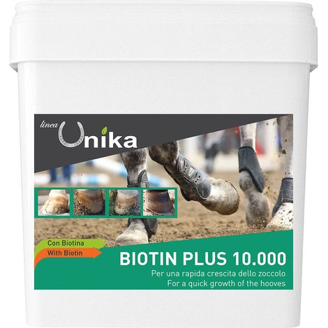 UNIKA Biotin Plus 10.000 (1 kg) CRESCITA SANA ZOCCOLI (1/3)