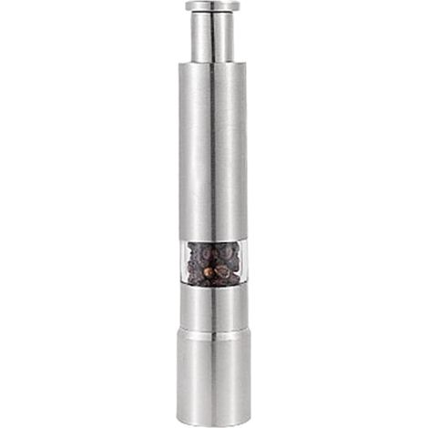 Moulin à Sel par Bouton-Poussoir Broyeur Portable Bouton Sans (1/5)