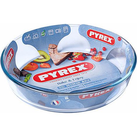 Tortiera Liscia Tonda Pyrex 250 828B - Resistente e Versatile