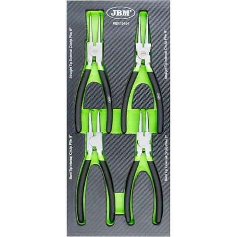 Pince Jbm circlip plier set 8 pouces 4 pièces