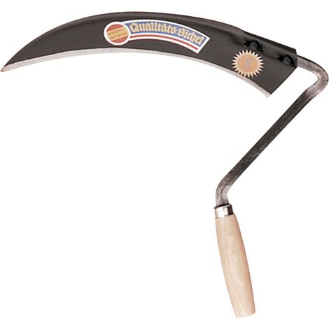 Sensensichel L.340mm semilavorata, con protezione per il taglio, chiusa