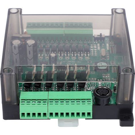 Carte de contrôle industriel PLC, composant électronique type boîtier transistor, pour automate programmable. (1/5)