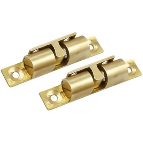 Loquets à Bille en Cuivre product accessories pour Porte de Placard Lot 2 Robustes et Sécurisent Fermement Portes D'armoire - (1/5)