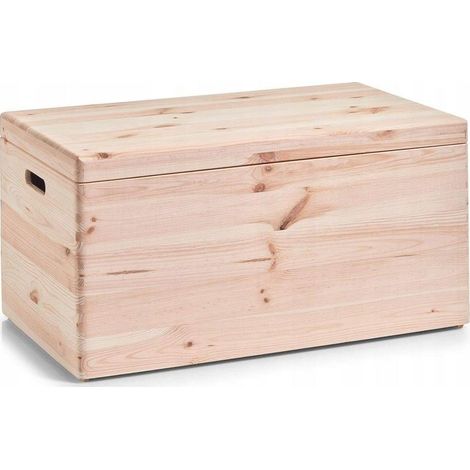 Contenitore con Coperchio in Legno 40x30x23cm