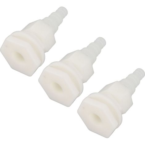 Lot de 10 raccords tuyau cuve eau 9 12 16mm filetage G1/2 PP silicone pour élevage volaille (1/5)