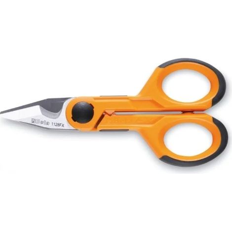 Beta 1128FX Forbici per elettricisti lame dritte in acciaio (1/5)