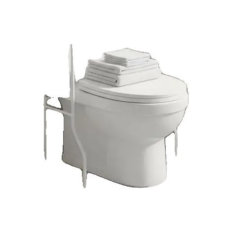 Mensola da bagno a tre ripiani, design salvaspazio, verde militare. (1/2)