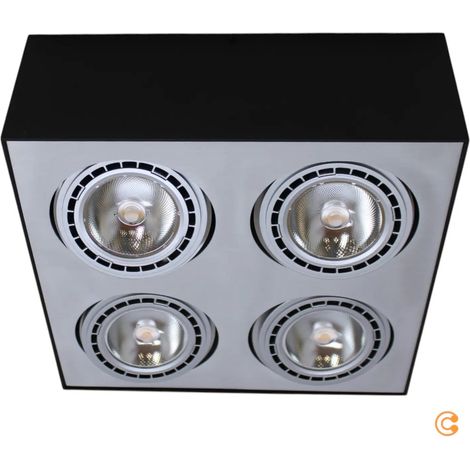 [GEBRAUCHT] B-Ware Arcchio Dwight Led Deckenlampe In Schwarz, 4 Fl.