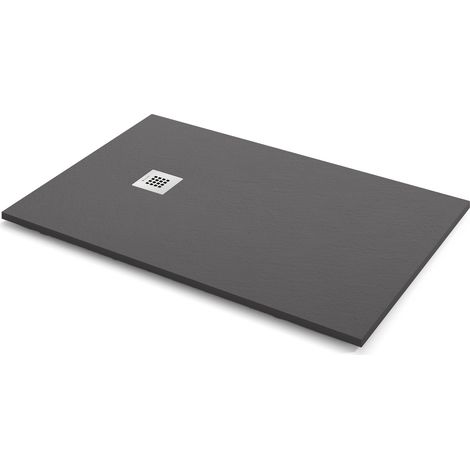 KASSANDRA FONTANA Plato de Ducha Resina Color Grafito - Medida: 80x100  cms - ref: FO0801900S100080