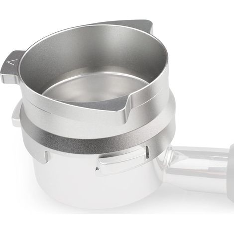 54-mm-Espressotrichter für Breville Barista Siebträger (Aluminiumlegierung – silber)