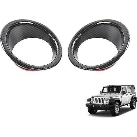 Kompatibel mit Jeep Wrangler JK 2007-2017 - ABS-Nebelscheinwerferabdeckung (1/2)