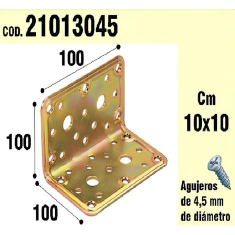 WOLFPACK LINEA PROFESIONAL soporte para madera ángulo 100 x 100 x 100 mm.