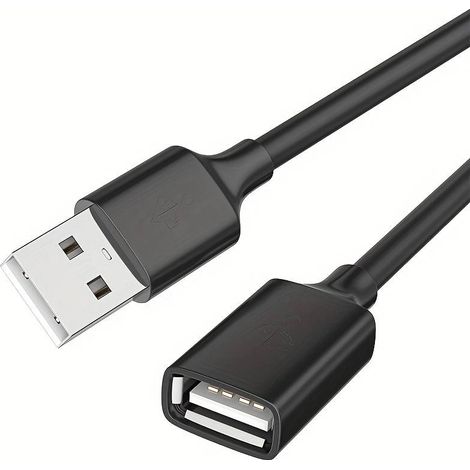 Goobay 68622 Cable alargador USB 2.0 Hi-Speed tipo A macho a tipo A hembra, 0,3 m (1/5)