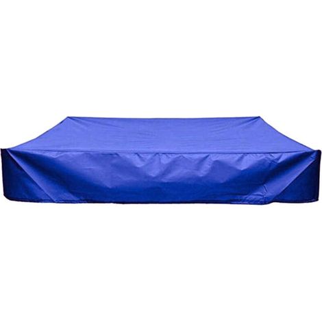 Bâche carrée pour piscine gonflable, anti-poussière, imperméable et anti-UV - 120 cm x 120 cm - Bleue