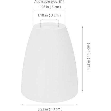 Lot de 3 abat-jours de rechange en plastique pour lampe plate, petit lustre moderne, plafonnier pour mur, table, suspension, lampadaire, 30 mm