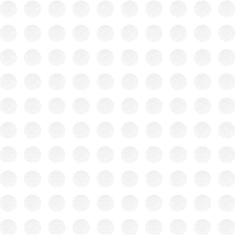 100x Cache vis adhésif Autocollant diamètre 14 mm Protection Bouchon Trou obturateur Meuble Table Chaise Maison, Blanc (1/3)