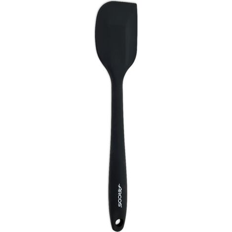 SILICONE SPATULA - Arcos Silikonzunge Metallgriff, schwarz, 280 mm, 18/8 Edelstahl.