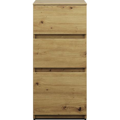 burgbad Lin20 mueble bajo lavabo, 3 extraíbles, 400x487x870mm, (1/2)