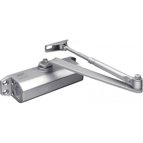 Union Ce3F Fixed Size 3 Rack & Pinion Door Closer Silver (1/5)