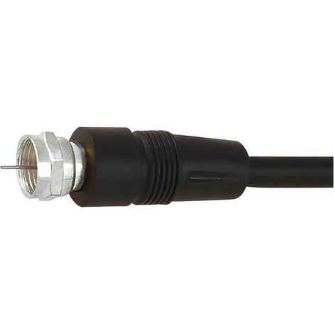 Cavo satellite TV RG59U 5m Nero