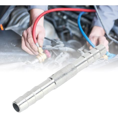 Lot de 50 connecteurs en aluminium pour climatisation automobile, connecteurs droits, pièces de climatisation universelles, manchons en aluminium à 3 points (référence : LR-FT080A) (1/5)