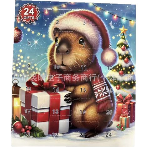 Kapiba Christmas Advent Calendar Box - 24-Day Countdown Halloween Gift Blind Box Wholesale - Kapiba Christmas Advent Calendar Box -