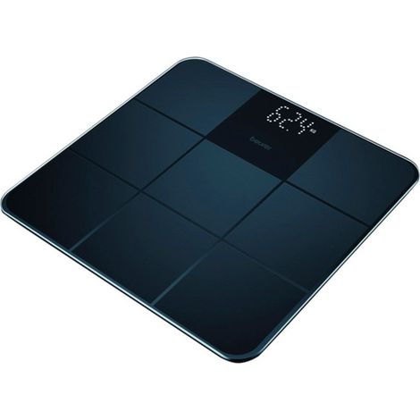 Báscula de vidrio Beurer GS 235 con superficie antideslizante, color negro