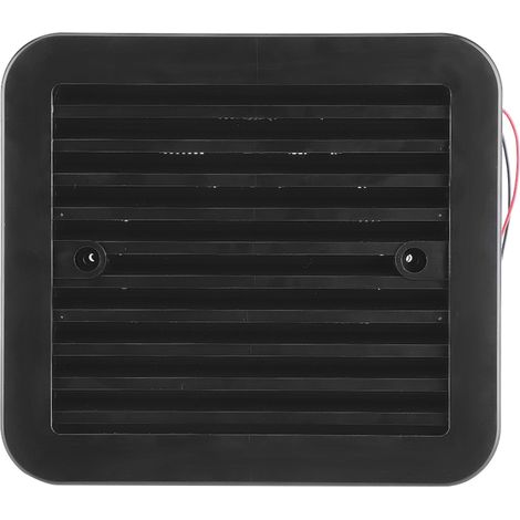 Ventilateur de refroidissement 12V 4W avec volets, ventilation unidirectionnelle latérale, vent fort, échappement d'air, style de voiture, accessoires de camping-car