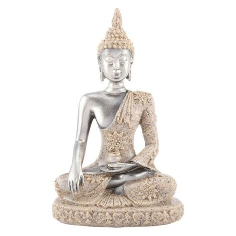 Statue de Bouddha assis en méditation sculptant une figurine artisanale pour la décoration de la maison, ornement de table (1)