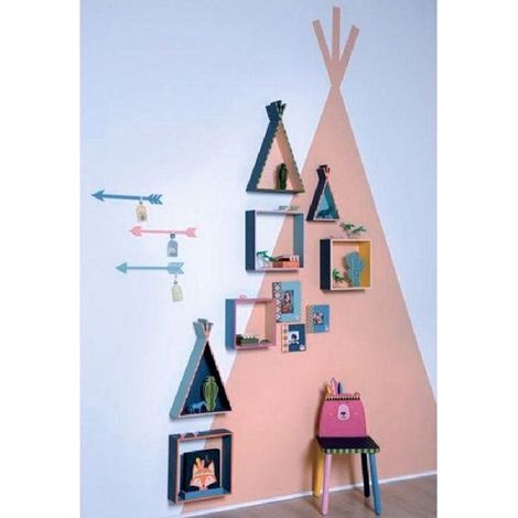 Grande étagère tipi à décorer 45 cm