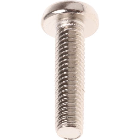 Vis à métaux RS PRO M5 à tête Cylindrique fendue en Laiton, 20mm ( Prix pour Sachet de 100 ) (1/2)