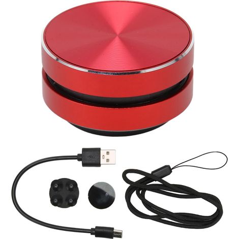 Haut-parleur Bluetooth à conduction osseuse stéréo portable magnétique sans fil pour extérieur et maison rouge (1/5)