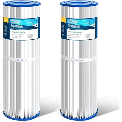 Lot de 2 filtres spa de rechange pour Pleatco PRB50-IN, Unicel C-4950, Filbur FC-2390, Guardian 413-212, Dynamic 03FIL1600, Pentair R173434,5 x 13 (1/5)