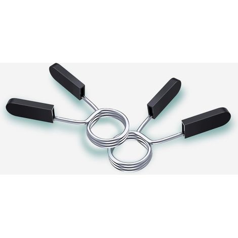 2 x clips de disque à ressort pour haltères olympiques de 50 mm 50mm Flylock Stock
