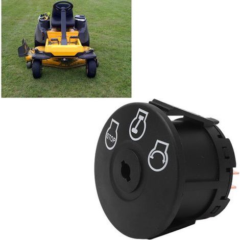 Interrupteur d\\'allumage pour Tracteur de Pelouse, Métal ABS 925-04228 OE Standard Haute Résistance avec 2 Clés pour Cub Cadet RZT50 RZT-S46 RZT-S50 (1/3)
