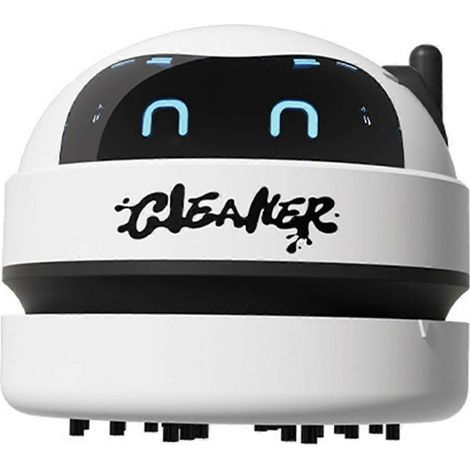 Mini aspirateur portable de bureau/table, aspirateur de poussière USB blanc (1/5)