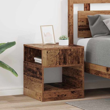Beistelltisch 2 pcs Altholz 40,5 x 40 x 45 cm Holzwerkstoff