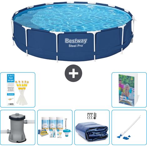 Bestway Steel Pro Rund - 396x84 cm - 7-teilig S310