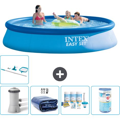 Intex Piscine Easy Set Ronde - 396x84 cm - 6-pièces S31078 (1/5)