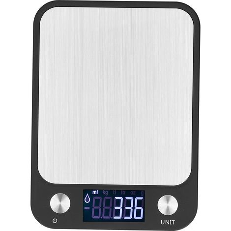 Balance alimentaire numérique en acier inoxydable, mini pèse-aliment électronique, capacité maximale 10000g, affichage digital (1/5)