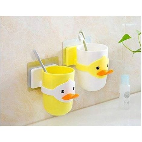 Gobelet porte-brosse à dents pour enfants, support de brosses à dents motif animaux cartoon (1/5)