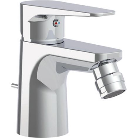 RUBINETTO MISCELATORE MONOCOMANDO CROMATO PER BIDET SERIE ORANGE - SCARICO 11/4 - PAF