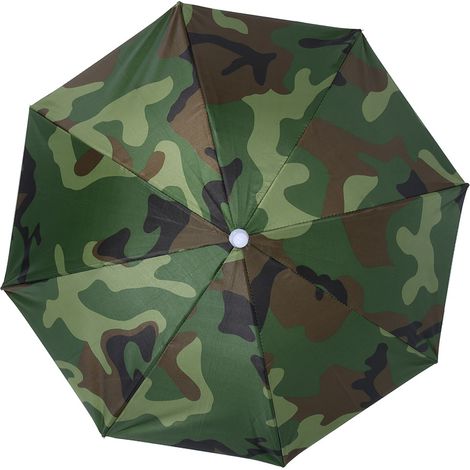 Parapluie Chapeau Anti-UV 65cm Pliable et Anti-Vent (Camouflage) (1/5)