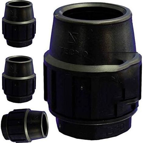 Lot de 4 Bouchon compression pour tuyau 25mm. Produit certifié AENOR utilisé pour boucher les tuyaux PE 25 mm (1/3)
