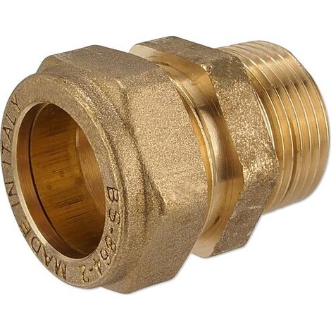 Klemmverschraubung für Kupferrohre - gerade 35 mm x 1 1/4'' AG für Heizung und Trinkwasser