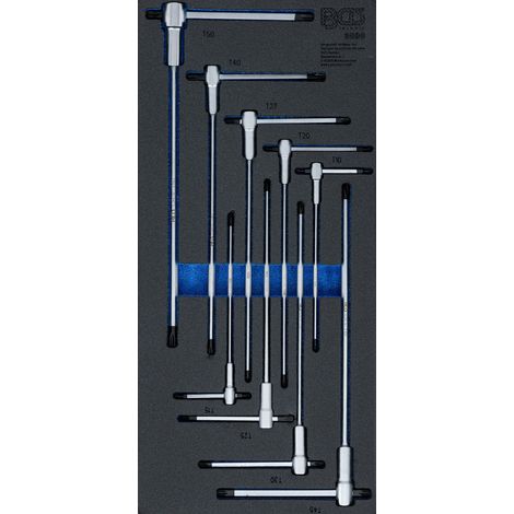 Juego de destornilladores BGS nueve tamaños material resistente (1/3)